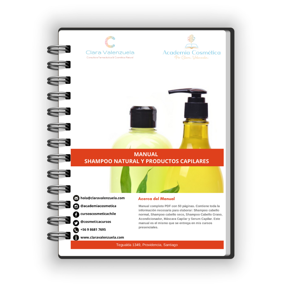 MANUAL SHAMPOO NATURAL Y PRODUCTOS CAPILARES